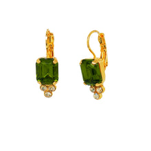 Load image into Gallery viewer, Mariana Olive Garnish Earrings. 1009 6008