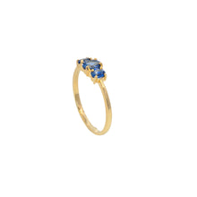 Load image into Gallery viewer, 9ct Yellow Gold Ceylon Sapphire Ring. CYR8098S