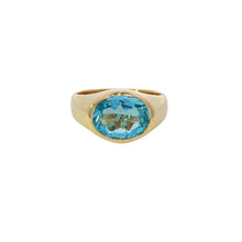 Load image into Gallery viewer, 9ct Yellow Gold Aquamarine Ring. CYR8119