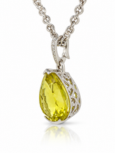 Load image into Gallery viewer, Sterling Silver Lemon Quartz Enhancer. HIM136
