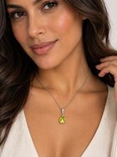 Load image into Gallery viewer, Sterling Silver Lemon Quartz Enhancer. HIM136