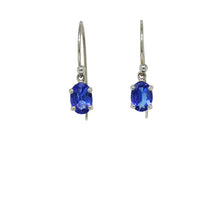 Load image into Gallery viewer, Sterling Silver Tanzanite Earrings. GA-469
