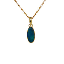 Load image into Gallery viewer, 9ct Yellow Gold Opal Pendant. GA-479