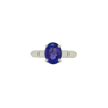 Load image into Gallery viewer, Sterling Silver Tanzanite Ring. GA-483
