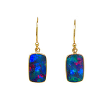 Load image into Gallery viewer, 9ct Yellow Gold Opal Earrings. GA-486