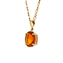 Load image into Gallery viewer, 9ct Yellow Gold Citrine Pendant. GA-489