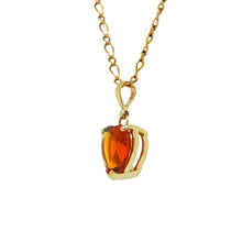 Load image into Gallery viewer, 9ct Yellow Gold Citrine Heart Pendant. GA-490