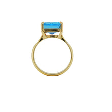 Load image into Gallery viewer, 9ct Yellow Gold Blue Topaz Ring. GA-493