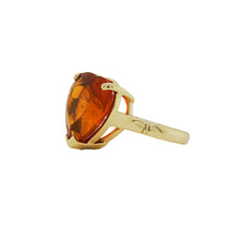 Load image into Gallery viewer, 9ct Yellow Gold Citrine Heart Ring. GA-494