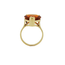 Load image into Gallery viewer, 9ct Yellow Gold Citrine Heart Ring. GA-494