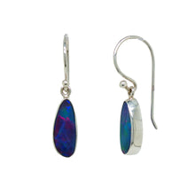 Load image into Gallery viewer, Sterling Silver Coober Pedy Opal Earrings. GA-505