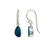 Load image into Gallery viewer, Sterling Silver Coober Pedy Opal Earrings. GA-506