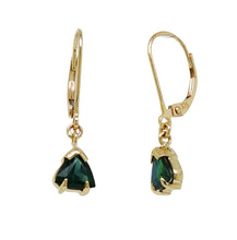 Load image into Gallery viewer, 9ct Yellow Gold Australian Sapphire Earrings. GA-511