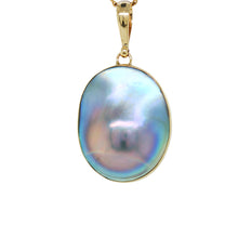 Load image into Gallery viewer, 9ct Yellow Gold Blister Pearl Pendant. GA-516