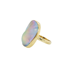 Load image into Gallery viewer, 9ct Yellow Gold Blister Pearl Ring. GA-521