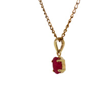Load image into Gallery viewer, 9ct Yellow Gold Ruby Pendant. GA-523