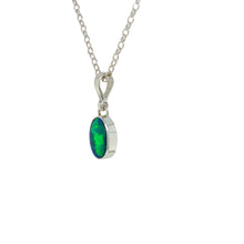 Load image into Gallery viewer, Sterling Silver Australian Opal Pendant. GA-530