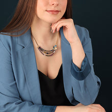 Load image into Gallery viewer, Taratata Chardon Bleu Necklace. 09114-204