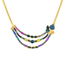 Load image into Gallery viewer, Taratata Chardon Bleu Necklace. 09114-204