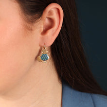 Load image into Gallery viewer, Taratata Chardon Bleu Earrings. 09767-204