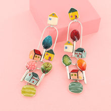 Load image into Gallery viewer, Taratata Mon P'tit Village Stud Earrings. 03918-10M