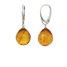 Load image into Gallery viewer, Sterling Silver Baltic Amber Earrings. HEN112