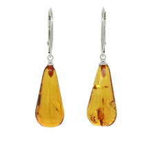 Load image into Gallery viewer, Sterling Silver Baltic Amber Earrings. HEN113