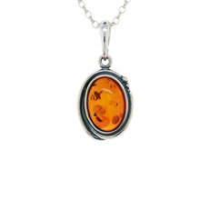 Load image into Gallery viewer, Sterling Silver Baltic Amber Pendant. HEN121