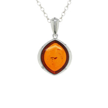 Load image into Gallery viewer, Sterling Silver Baltic Amber Pendant. HEN122