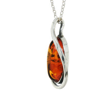 Load image into Gallery viewer, Sterling Silver Baltic Amber Pendant. HEN131