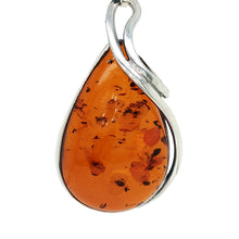 Load image into Gallery viewer, Sterling Silver Baltic Amber Pendant. HEN91