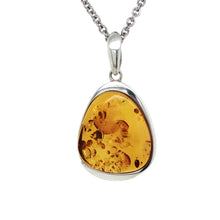 Load image into Gallery viewer, Sterling Silver Baltic Amber Pendant. HEN92