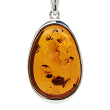 Load image into Gallery viewer, Sterling Silver Baltic Amber Pendant. HEN93