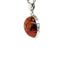 Load image into Gallery viewer, Sterling Silver Baltic Amber Pendant. HEN94