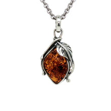 Load image into Gallery viewer, Sterling Silver Baltic Amber Pendant. HEN95