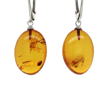 Load image into Gallery viewer, Sterling Silver Baltic Amber Earrings. HEN98