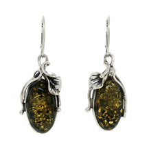 Load image into Gallery viewer, Sterling Silver Baltic Amber Earrings. HEN99
