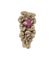 Load image into Gallery viewer, 9ct Yellow Gold Pink Tourmaline Blossom Ring. JGB1