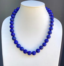 Load image into Gallery viewer, Sterling Silver Lapis Lazuli Necklace. JLAP1