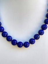 Load image into Gallery viewer, Sterling Silver Lapis Lazuli Necklace. JLAP1