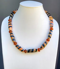 Load image into Gallery viewer, Sterling Silver Agate and Carnelian Necklace. JAC1