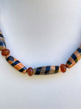 Load image into Gallery viewer, Sterling Silver Agate and Carnelian Necklace. JAC1