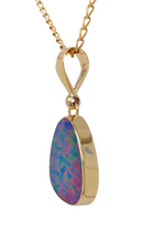 Load image into Gallery viewer, 9ct Yellow Gold Opal Pendant. GA-395