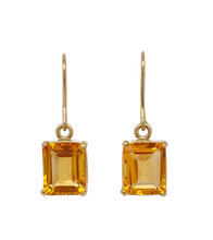 Load image into Gallery viewer, 9ct Yellow Gold Citrine Geisen Earrings. J501GC