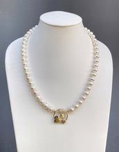 Load image into Gallery viewer, 9ct Yellow Gold Freshwater Pearl Manda Ivy Necklace. JMIP2
