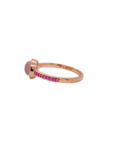 Load image into Gallery viewer, 9ct Rose Gold Rose Quartz and Pink Sapphire Ring. 2776A