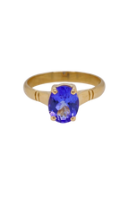 Load image into Gallery viewer, 9ct Yellow Gold Tanzanite Ring. GA-430