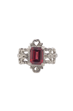 Load image into Gallery viewer, Sterling Silver Garnet Renee Ring. J16SG