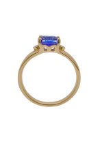 Load image into Gallery viewer, 9ct Yellow Gold Tanzanite and Diamond Ring. MM662