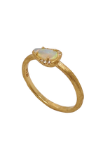 Load image into Gallery viewer, 9ct Yellow Gold Opal and Diamond Ring. MMS10175B